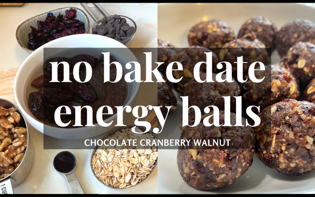 Energy Balls Recipe: Healthy Choco Cranberry Walnut